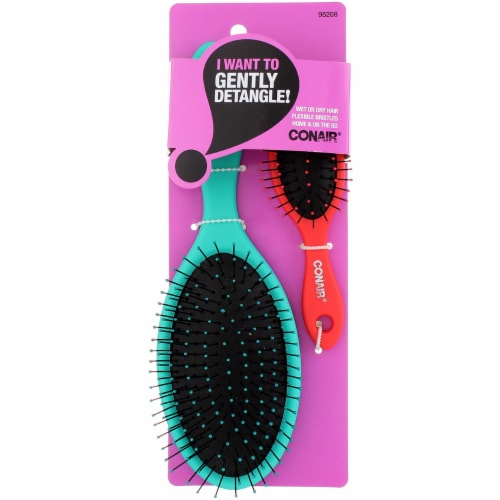 CONAIR No More Knots Detangling Shower Cushion Brush - Assorted