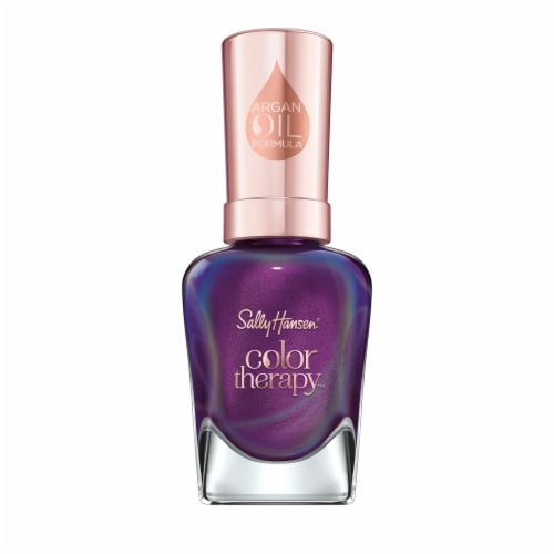 Sally Hansen Color Therapy Nail Polish - Plum Euphoria - 0.5 fl oz