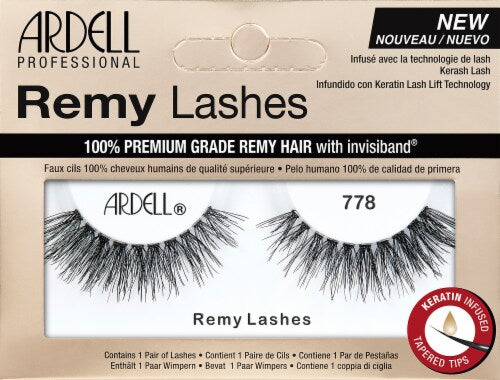 Ardell Remy #778 Black Lashes .