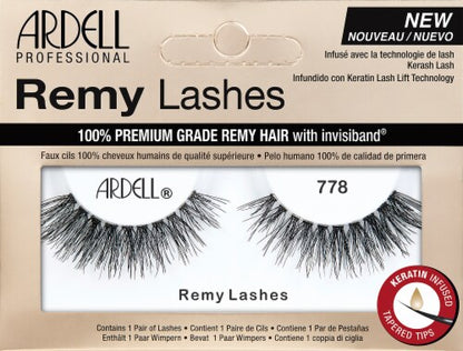 Ardell Remy #778 Black Lashes .