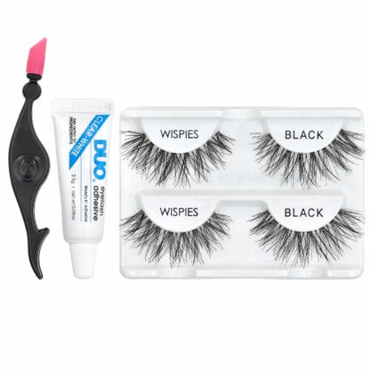 Ardell Fashion Lashes Deluxe Pack with Duo Adhesive - Wispies