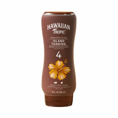 Hawaiian Tropic Lotion Spf#4 Cocoa Butter 8oz