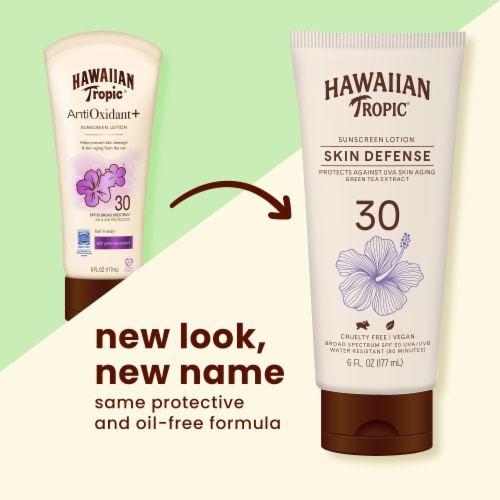 Hawaiian Tropic Mist Spf#30 Skin Defense Sunscreen 3.4oz
