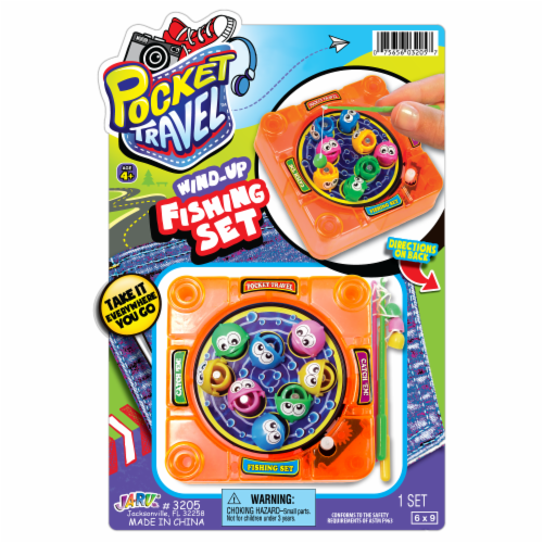 Pocket Travel Wind up Fishing Game
