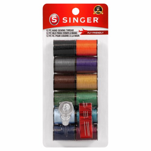 THREAD DARK 12 SPOOLS ASST
