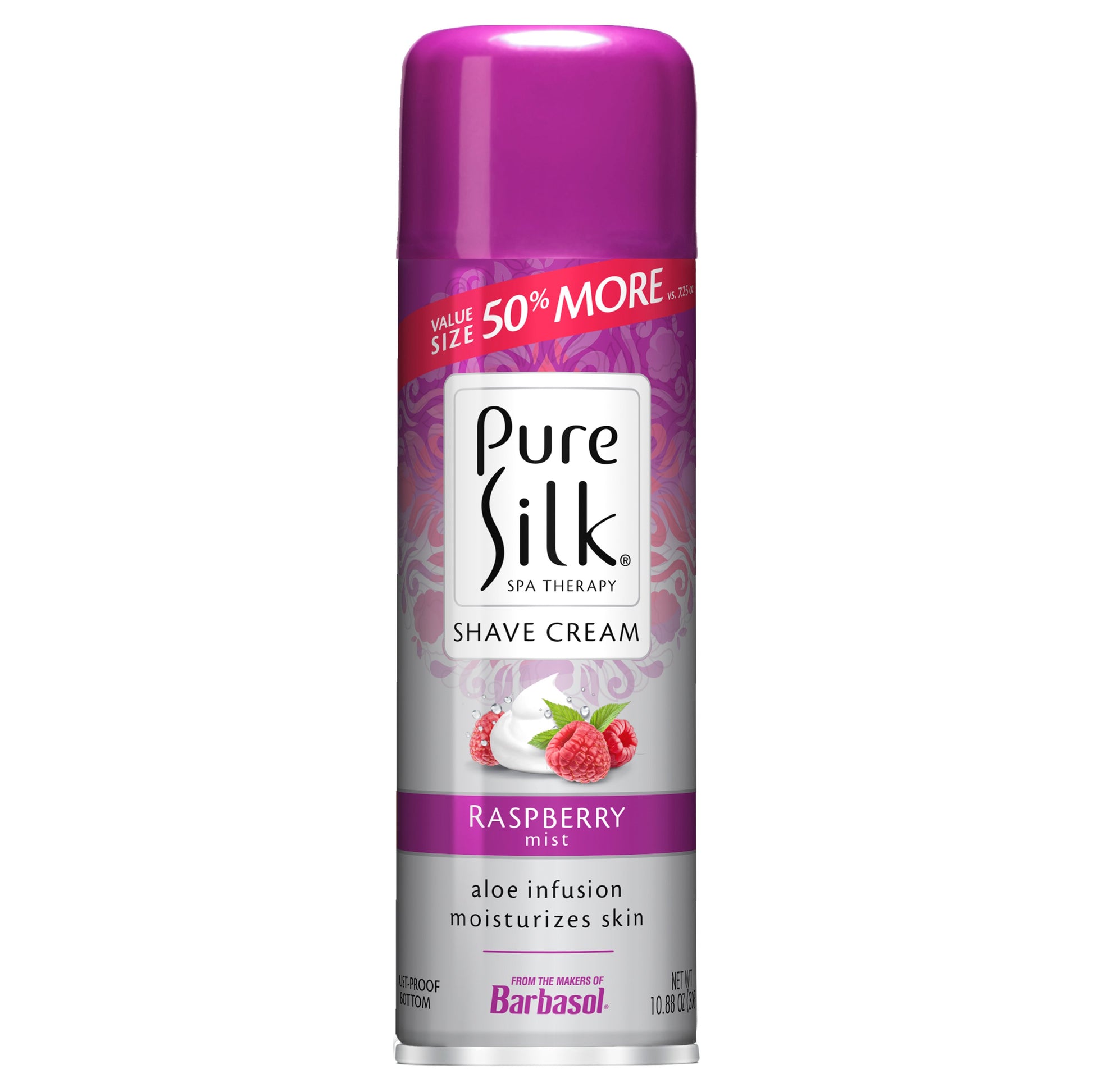 Pure Silk Shave Cream Raspberry Mist 7.25oz