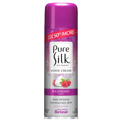 Pure Silk Shave Cream Raspberry Mist 7.25oz