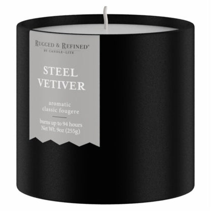 CANDLE-LITE Rugged and Refined Collection 3 Wick Jar Candle - Whiskey Honey