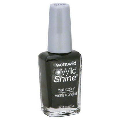 Wet n Wild Wild Shine Nail Color C485D Black Creme