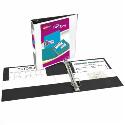 Avery Durable 1" Two-Tone Binder - Assorted