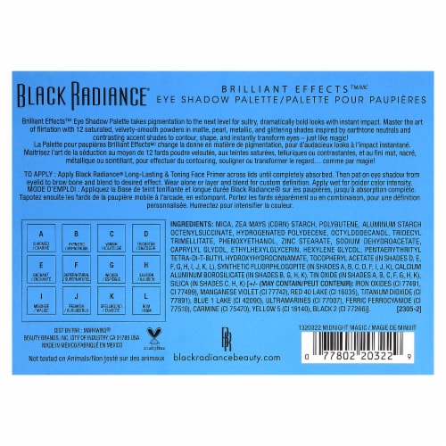 Black Radiance Brilliant Effects Eye Shadow Palette - Midnight Magic