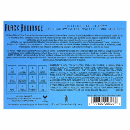 Black Radiance Brilliant Effects Eye Shadow Palette - Midnight Magic