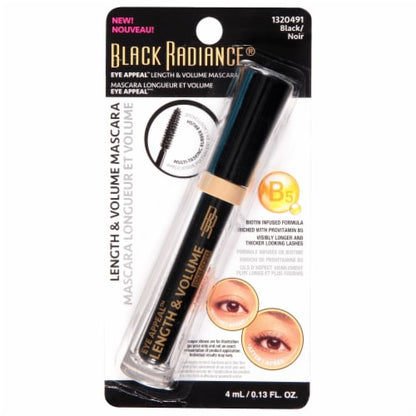 Black Radiance Eye Appeal Length & Volume Mascara - Black