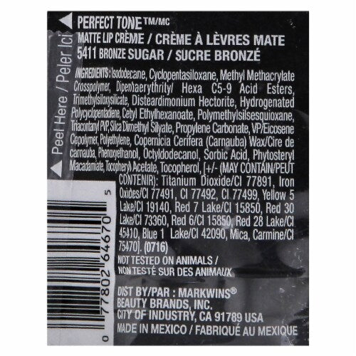 Black Radiance Perfect Tone Matte Lip Creme - Bronze Sugar