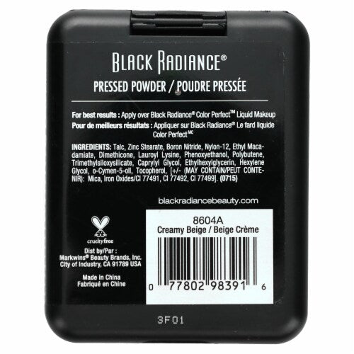 Black Radiance Pressed Powder - Creamy Beige