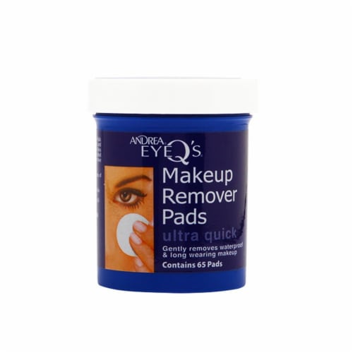 ANDREA Eye Q's Ultra Quick Eye Makeup Remover Pads, 65 count