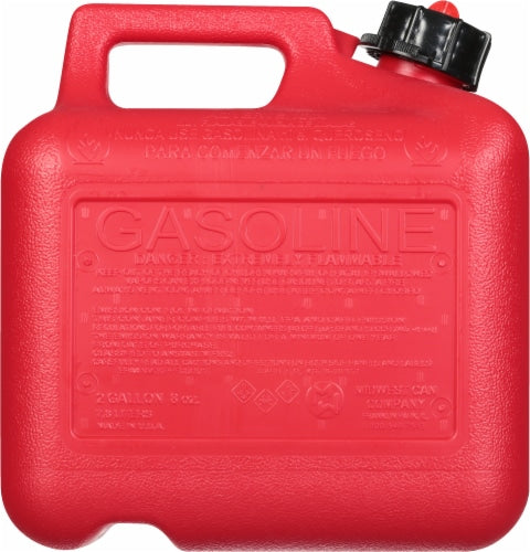 Midwest Can 2 Gallon High Density Polyethylene Gasoline Can