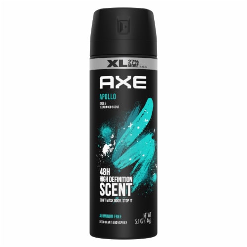 Axe Deodorant Body Spray Apollo Sage + Cedarwood 5.1oz