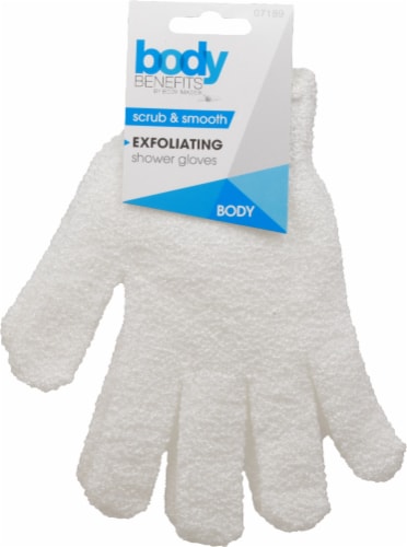 Body Benefits Scrub & Smooth Exfoliating Shower Gloves - Assorted