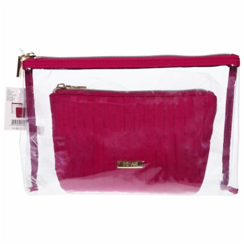 CONAIR Clutch 2 Piece Cosmetic Bag - Berry