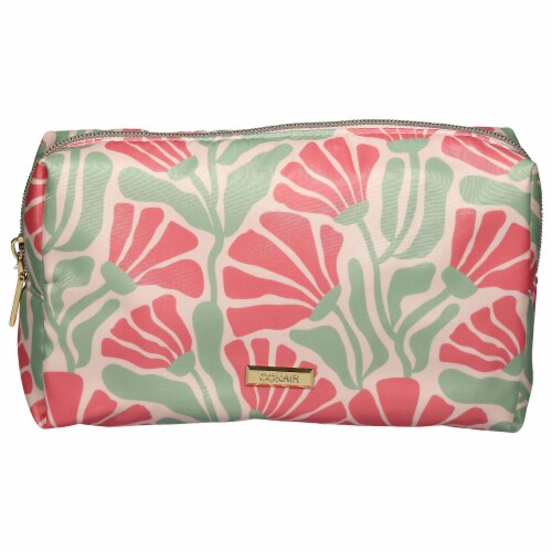 CONAIR Organizer Cosmetic Bag - Floral Leaf