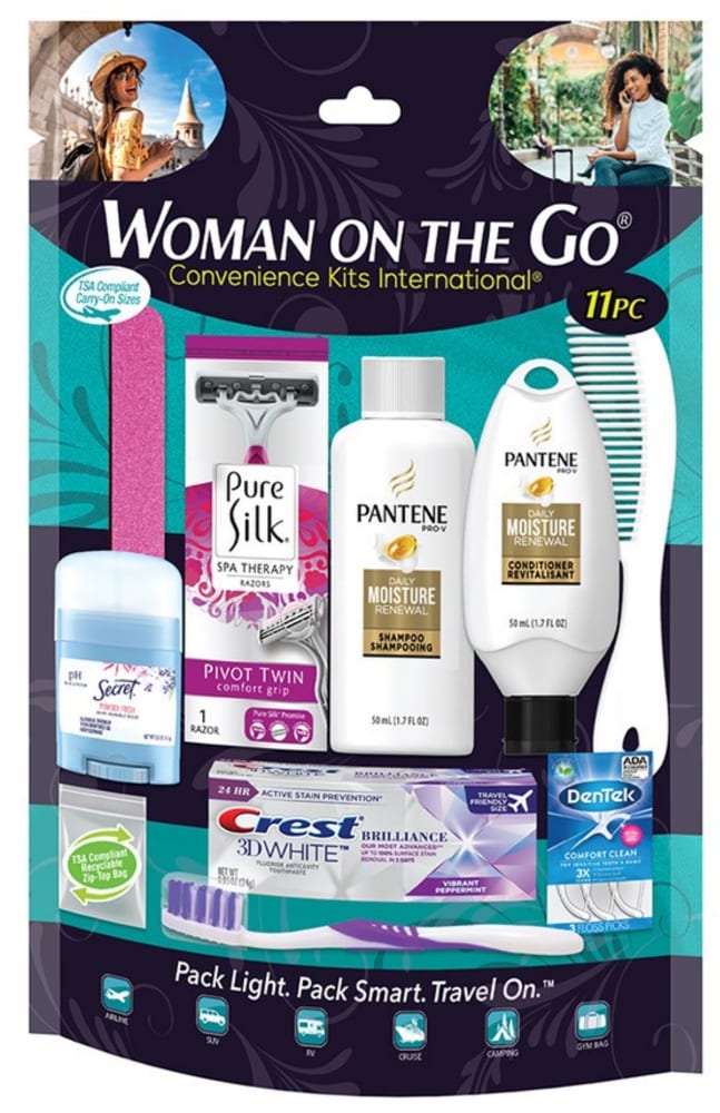 Convenience Kits International Woman On The Go Multicultural Travel Kit, 10 count