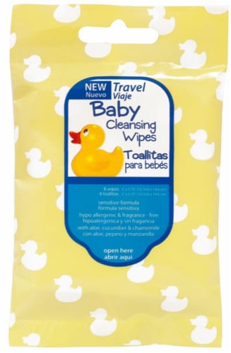 Convenience Kits International Hypoallergenic Baby Cleansing Wipes, 8 count