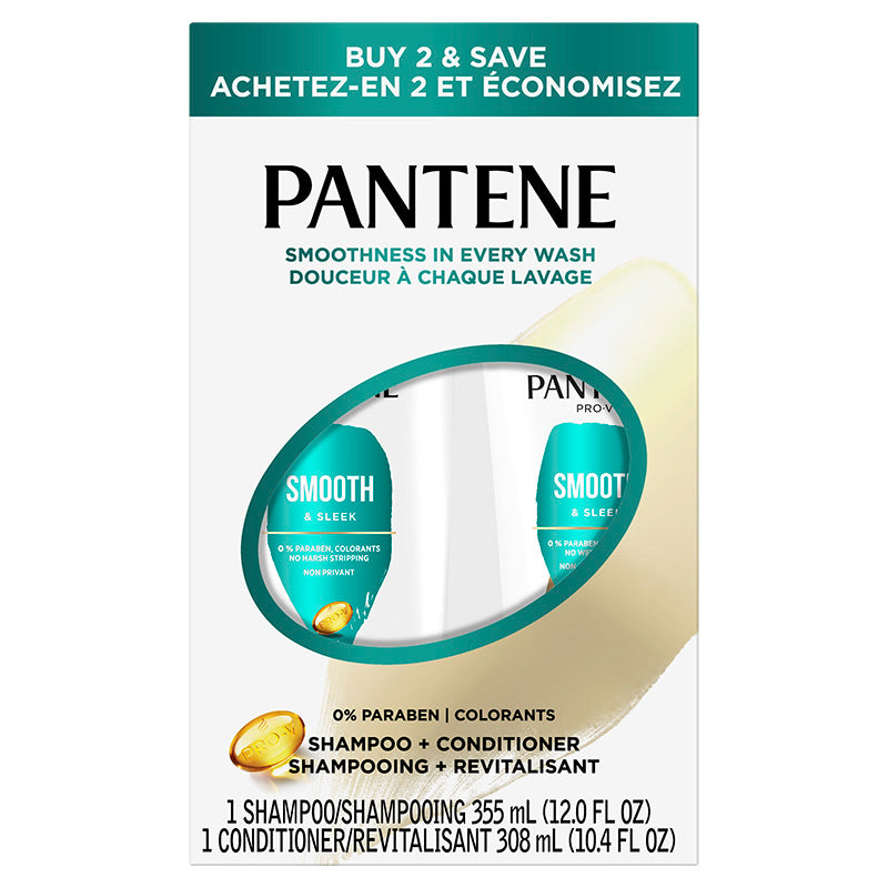 Pantene Shampoo Smooth & Sleek 27.7oz Pump