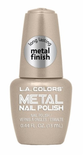 L.A. Colors Dark Metal Nail Polish, Gold Coin 0.44 fl oz