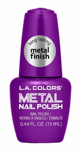 L.A. Colors Dark Metal Nail Polish, Violet Vixen 0.44 fl oz