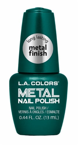 L.A. Colors Dark Metal Nail Polish, Jaded 0.44 fl oz