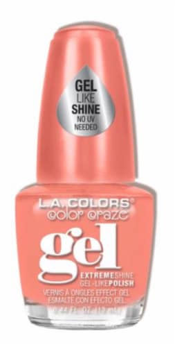 L.A. Colors Color Craze Gel Nail Polish - Good Vibes, 0.44 Fl Oz