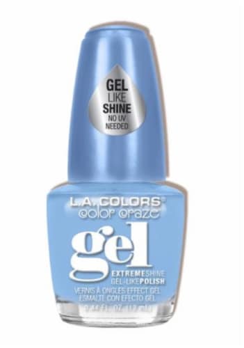 L.A. Colors Color Craze Gel Nail Polish - Splashy, 0.44 Fl Oz