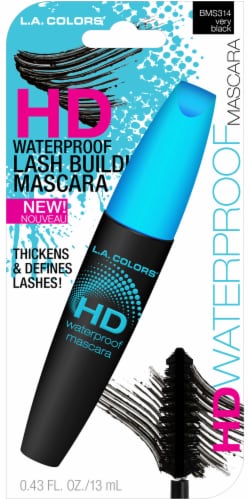 L.A. Colors HD Waterproof Lash Building Mascara - Very Black