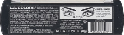 L.A. Colors Day to Night 12-Color Eyeshadow Palette - Nightfall