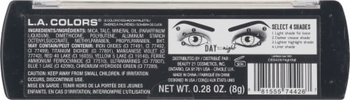 L.A. Colors Day to Night 12-Color Eyeshadow Palette - Nightfall