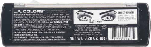 L.A. Colors Day to Night 12-Color Eyeshadow Palette - Twilight