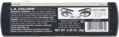 L.A. Colors Day to Night 12-Color Eyeshadow Palette - Twilight