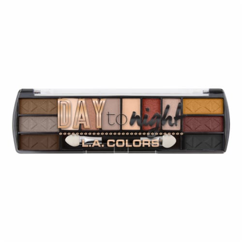 L.A. Colors Day to Night 12-Color Eyeshadow Palette - Sundown