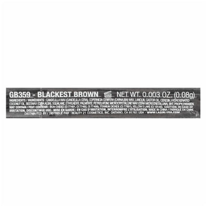 L.A. Girl Shady Slim Brow Pencil - Blackest Brown