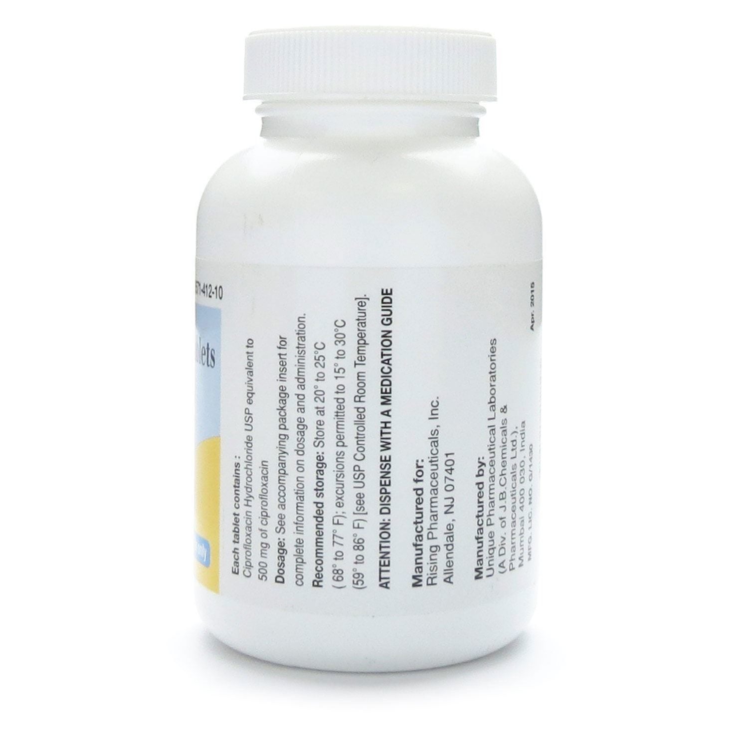 CIPROFLOXACIN HCL TB 500MG 100
