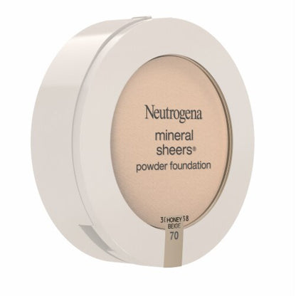 Neutrogena Mineral Sheers Powder Foundation, Honey Beige 70, .34 oz