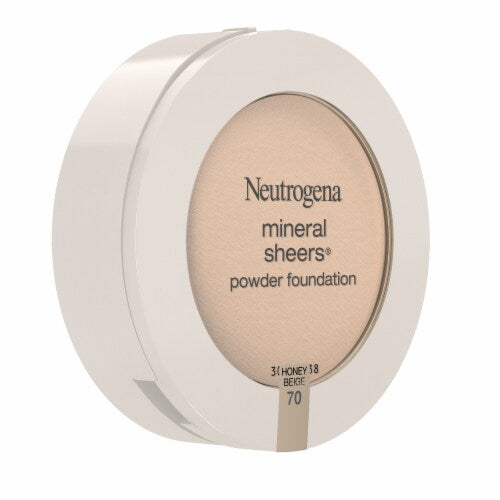 Neutrogena Mineral Sheers Powder Foundation, Honey Beige 70, .34 oz