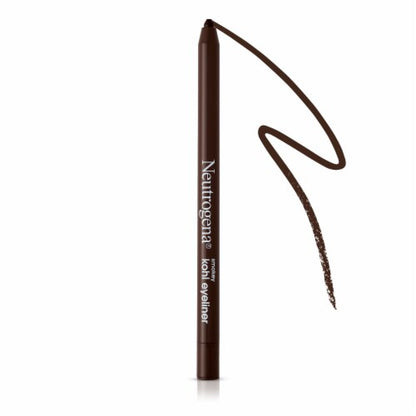 Neutrogena Smokey Kohl Water-Resistant Eyeliner, Dark Brown, 0.014 oz