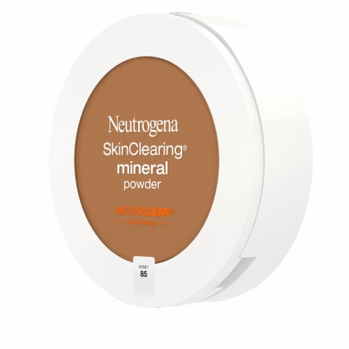 Neutrogena SkinClearing Mineral Acne Face Powder, Honey 85, .38 oz