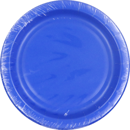 SENSATIONS Premium Paper Lunch Plates - Spa Blue, 10 count
