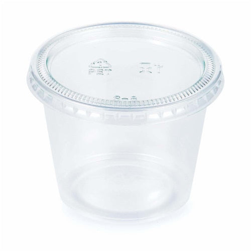 SENSATIONS 5.5 oz Portion Cups with Lids, 16 count