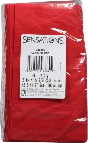 SENSATIONS Dinner Napkin - Royal Florals, 24 count