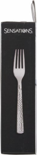 SENSATIONS Plastic Forks - Silver, 24 count