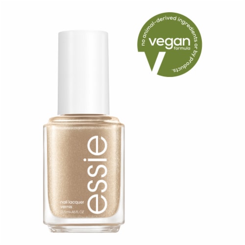 essie salon-quality nail polish, vegan, gold metallic, Good As Gold, 0.46 fl oz